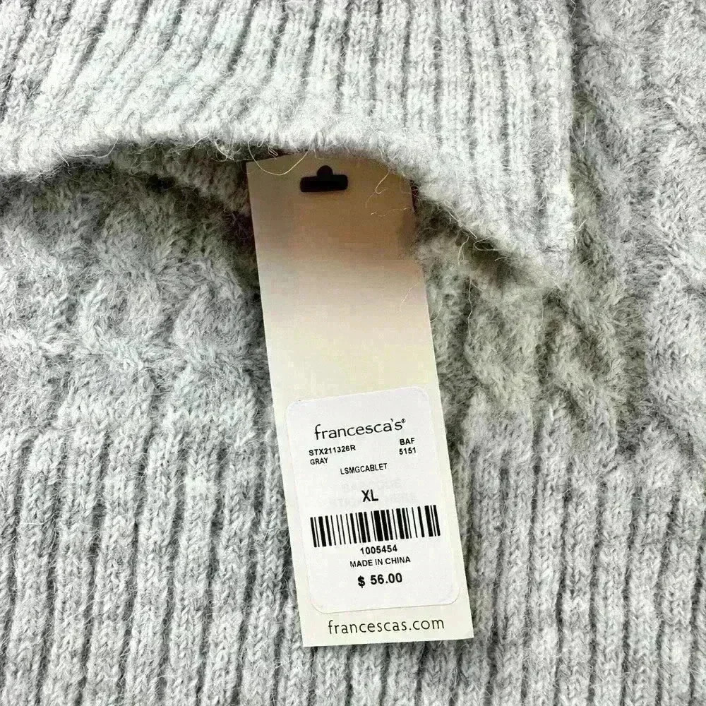 NWT - Francesca’s Miami Collection Becci Turtleneck Pullover (Size XL) - Picture 4 of 5